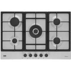 Beko CIHYG32SXE 75cm Gas Hob - Stainless Steel