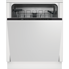 Beko DIN15C20 Integrated Full Size Dishwasher - 14 Place Settings